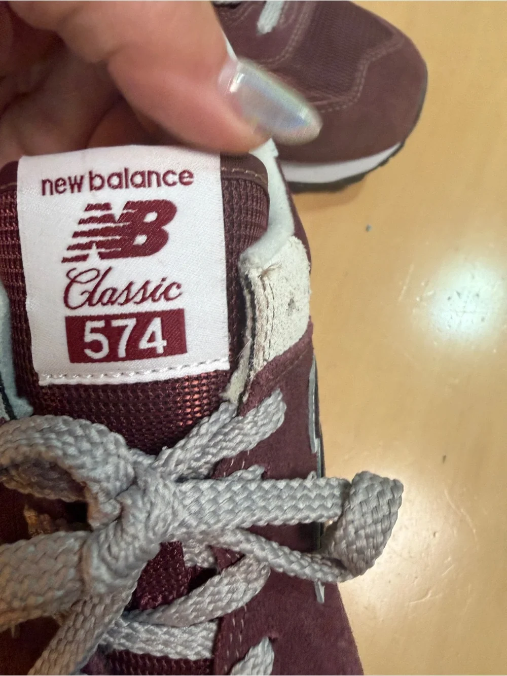 New Balance Classic 574 in women’s 10